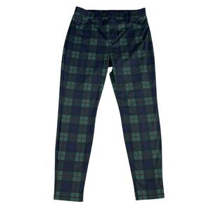 Sanctuary x Anthropologie Womens Green Plaid Leggings Pants Sz XL